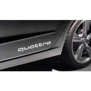 Audi Decorative Film - Quattro Silver 1