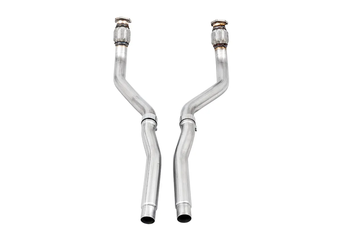 Awe Non-Resonated Downpipes For Audi 3.0T 1