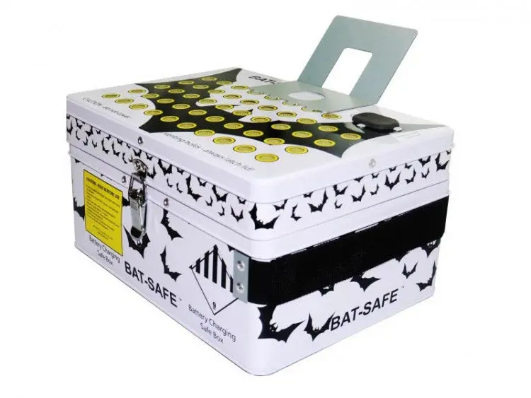 Bat-Safe Lithium Battery Charger Fire Box 1