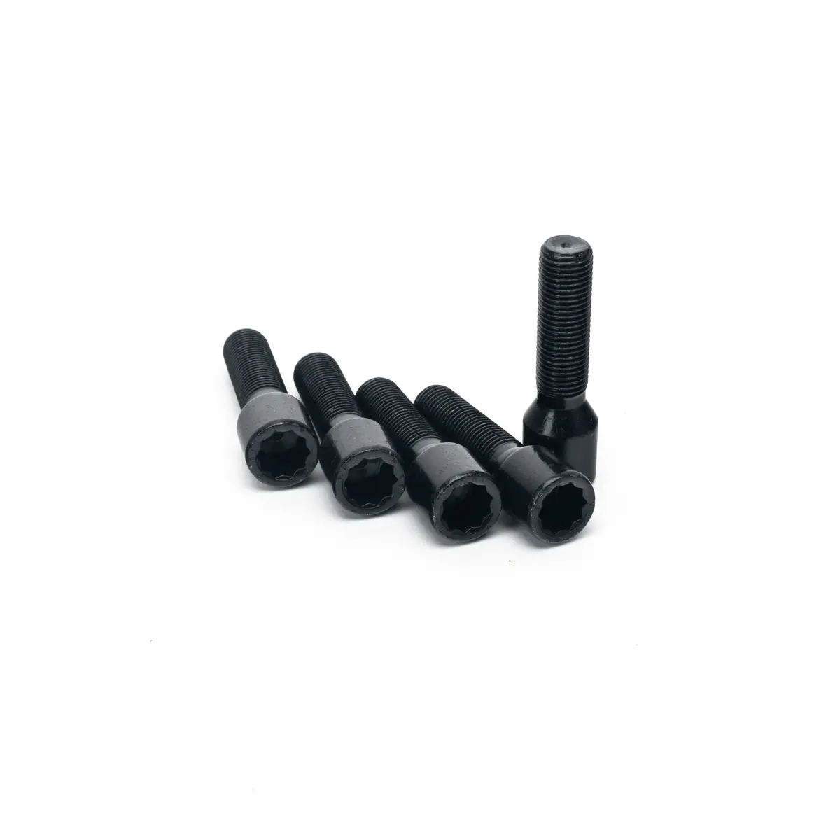 Tuner Lug Bolts (Allen Style) - M14x1.5X45mm Cone Seat (Black) 1