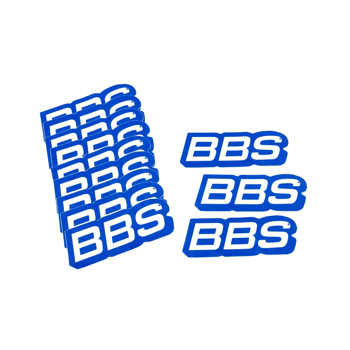 Bbs Lip Decals - Blue/White - Set Of 12 1