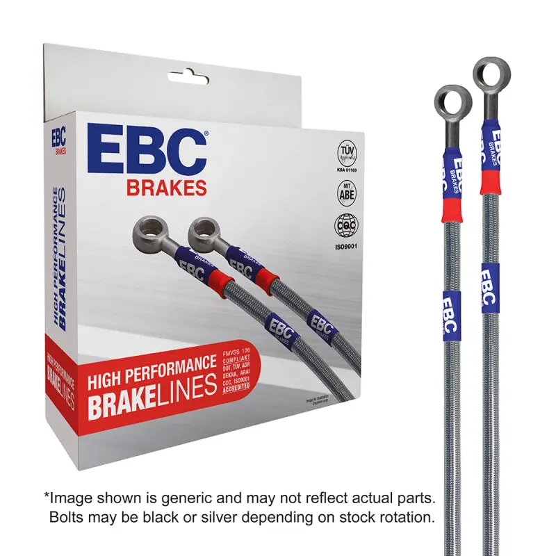 Ebc Brake Line Stainless Braided Brake Lines Bla7570-6L 1
