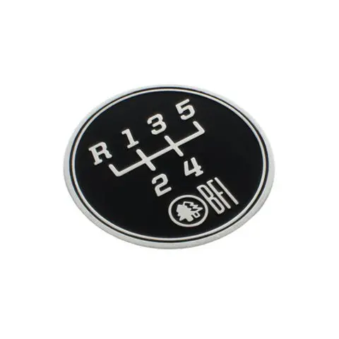 5-Speed Gate Pattern Coin For Heavy Weight Shift Knobs (Transverse) 1