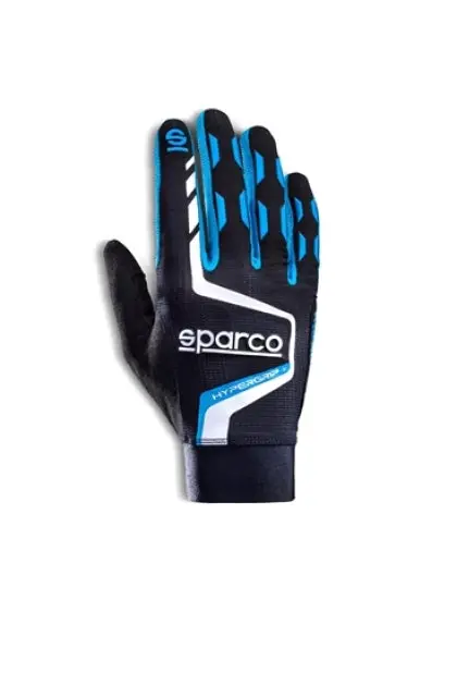 Sparco Competition Gloves Hypergrip+ - Black/Blue - Size 12 (X-Large) 1