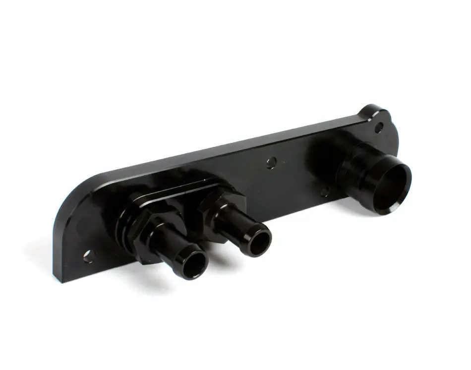 Bfi Fsi Crankcase Breather Adapter W/ Twin -8 To Flare Fittings 1
