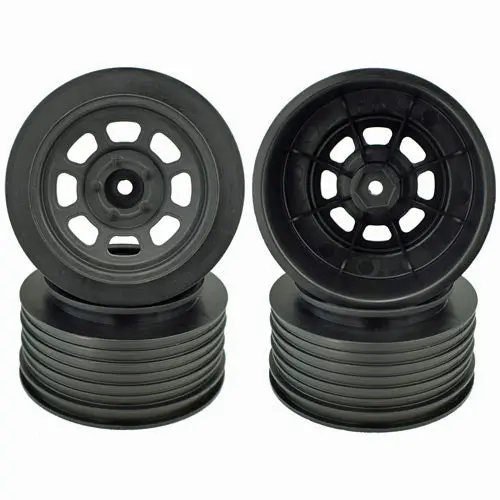 Speedway Sc Wheels For Traxxas Slash Front / 19Mm Bksp / Black / 4Pcs 1