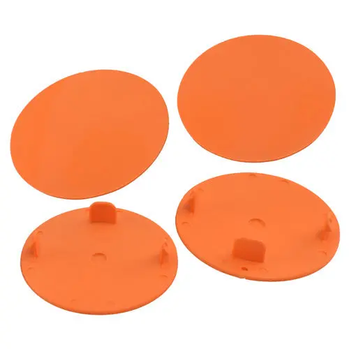 Snap-In Mud Plugs For Speedway Wheels (Orange) 1
