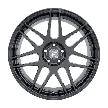 Forgestar F14 Drag 18X8.5 / 5X112 Bp / Et35 / 6.1In Bs / 66.56 Cb Gloss Black Wheel 2
