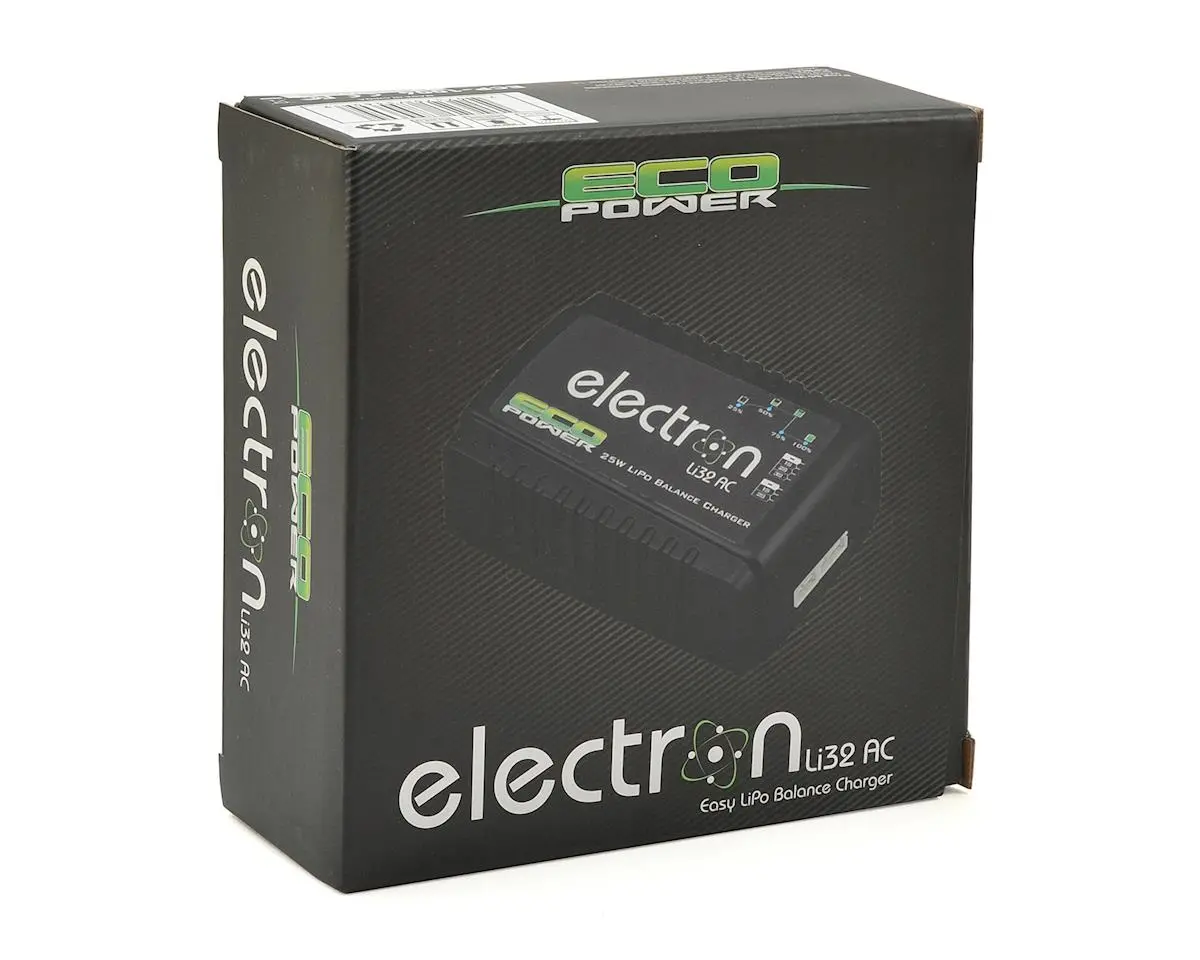 Ecopower "Electron Li32 Ac" Lipo Balance Battery Charger (2-3S/2A/25W) 1