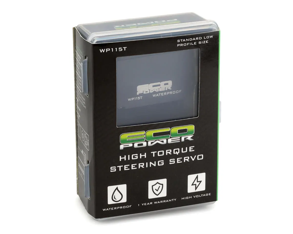 Ecopower Wp115t Low Profile High Torque Waterproof Metal Gear Servo 1