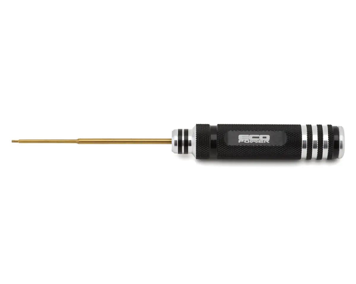 Ecopower Titanium Nitride Coated Hex Driver W/Aluminum Handle (.050") 1