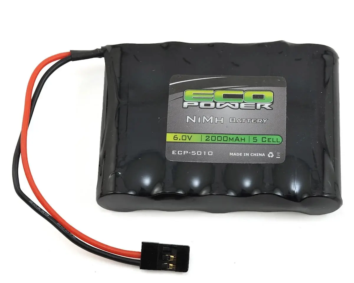 Ecopower 5-Cell Nimh Aa Sbs-Flat Receiver Battery (6V/2000Mah) 1