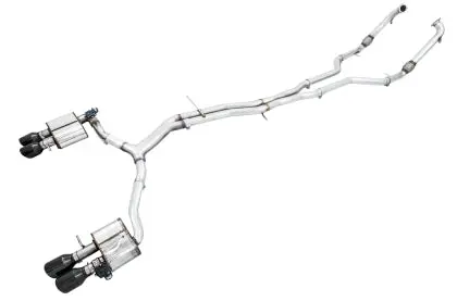 Awe Switchpath™ Exhaust (Non-Resonated) For Audi B9 S5 Sportback - Diamond Black Tips 1
