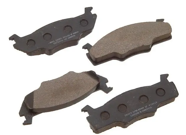 9.4" Pbr Metal Master Front Brake Pads - Non Vented/Solid 1