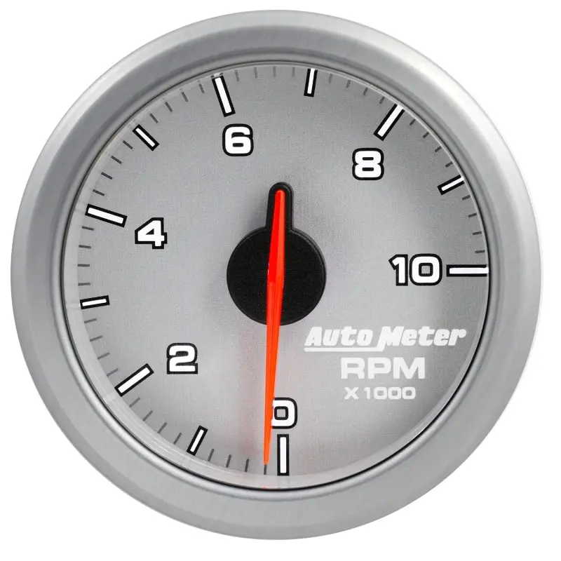 2-1/16" Tach, 0-10,000 Rpm, Air-Core, Airdrive, Silver 1