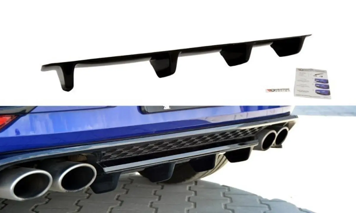 Maxton Design Mk7.5 Facelift Golf R Rear Center Diffuser 1