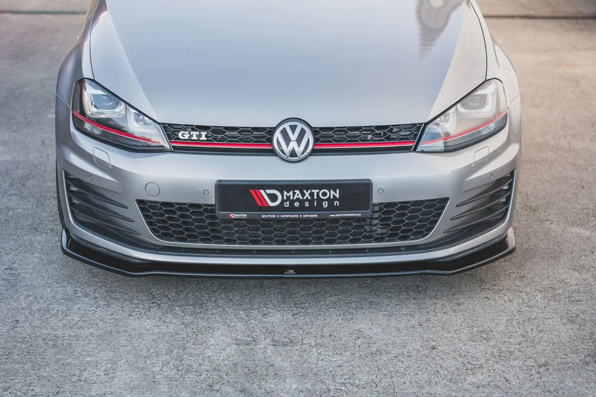 Maxton Design Mk7 Gti Version 2 Front Bumper Splitter / Spoiler 1