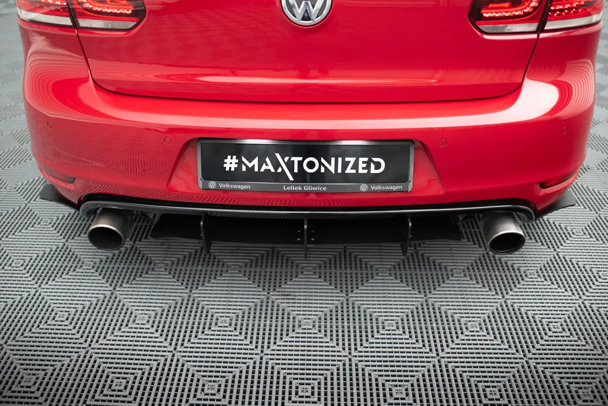 Maxton Design Mk6 Gti Rear Diffuser & Rear Side Splitters 1