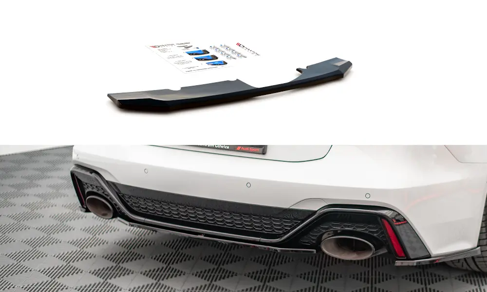 Maxton Design Central Rear Splitter Audi Rs6 C8 / Rs7 C8 (2019-2023) 1