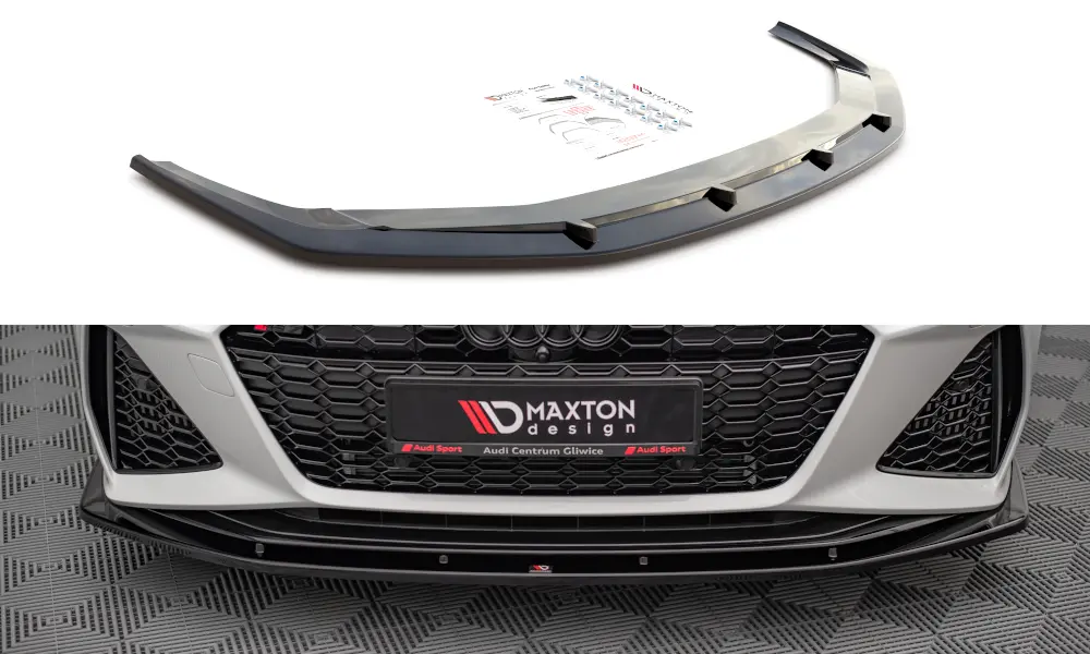 Maxton Design Front Splitter V2 Audi Rs6/Rs7 C8 (2019-2023) 1