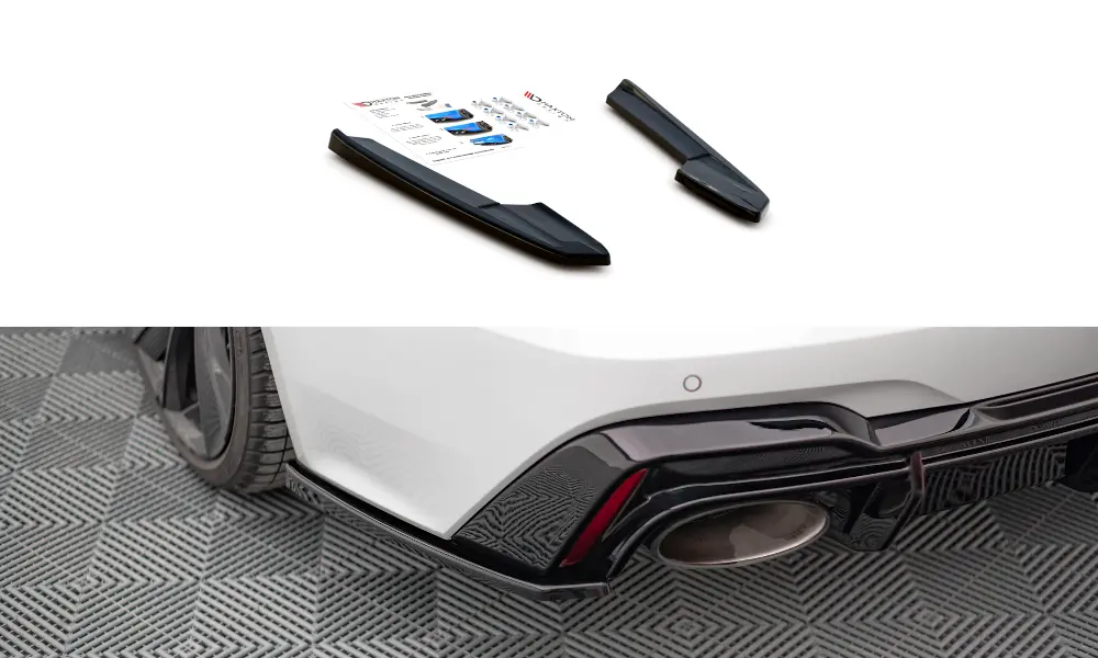 Maxton Design Rear Side Splitters V.2 Audi Rs6 C8 / Rs7 C8 (2019-2023) 1