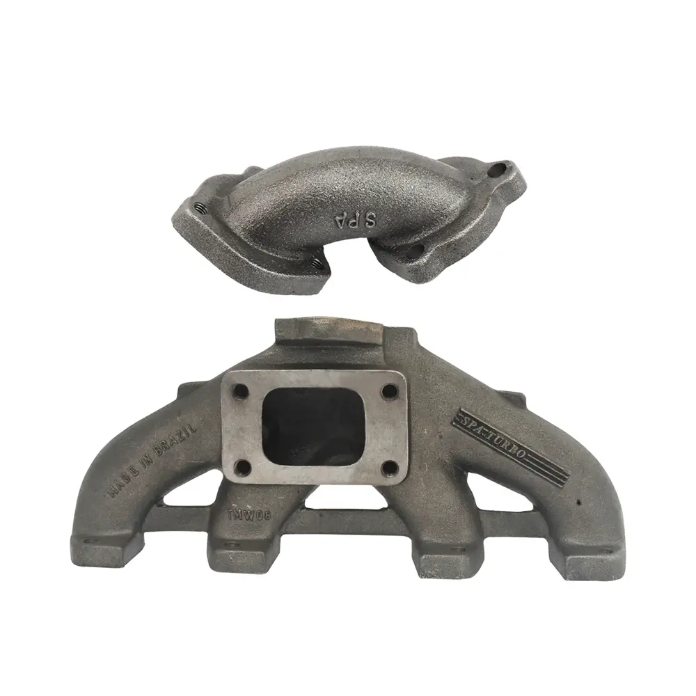 Turbo Manifold + 55 Degree L Fitting Wastegate Mount For Vw Mkiv 2.0 T3 Turbo 1