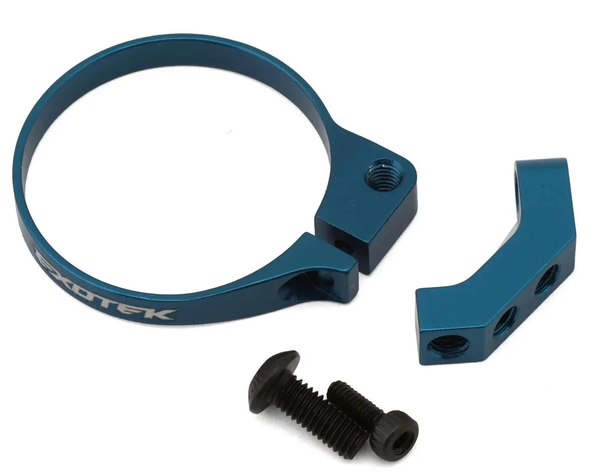 Exotek 24Mm Motor Aluminum Mini Fan Mount (Blue) 1