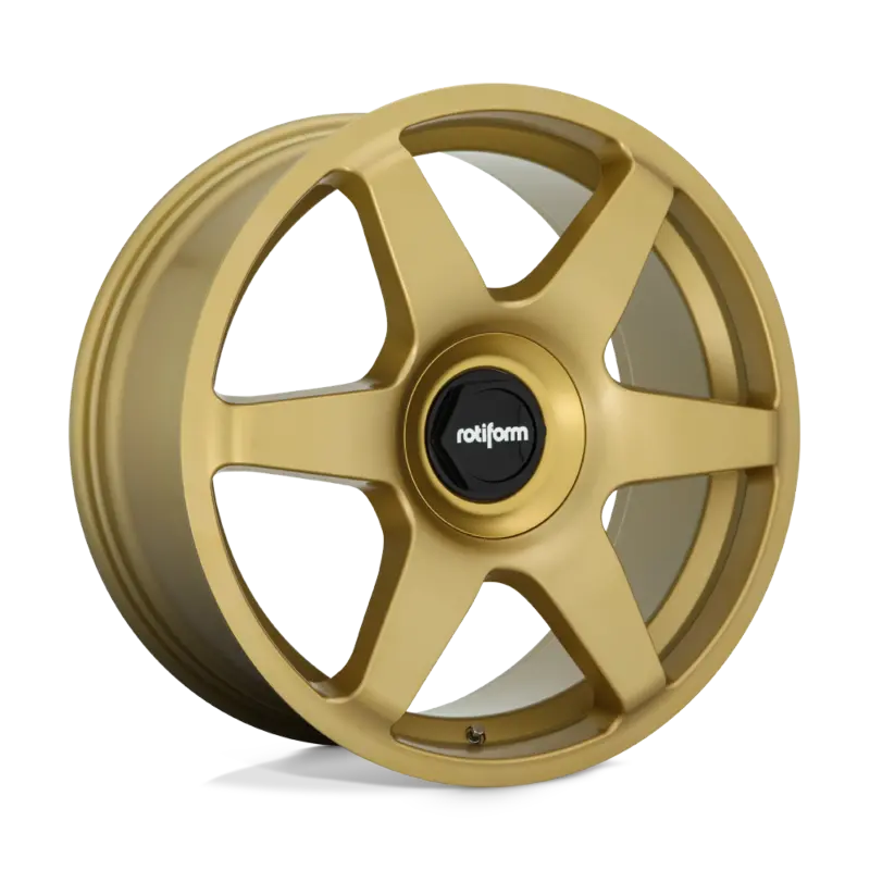 Rotiform Six 19X8.5 5X4.25/4.5 Et45 Matte Gold 1