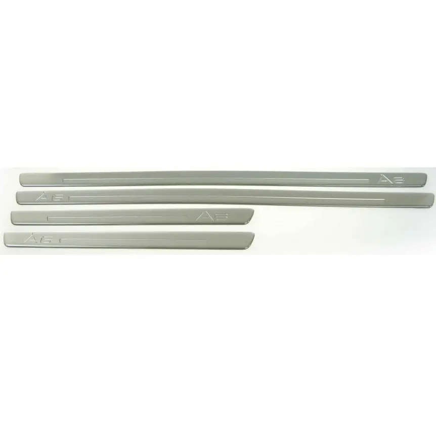 Audi A6 C6 Aluminum Door (Scuff) Plates 1