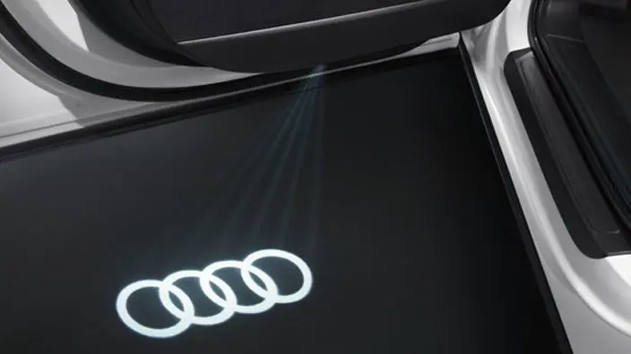 Led Puddle Light - Audi Rings Logo 1