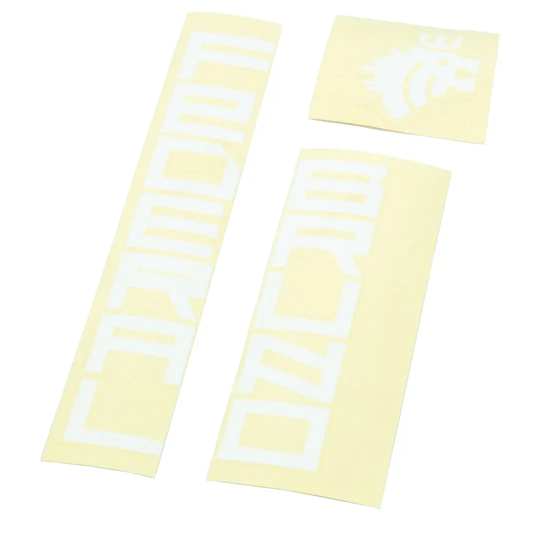 Federal Bruno 3 Frame Sticker Set - White 1