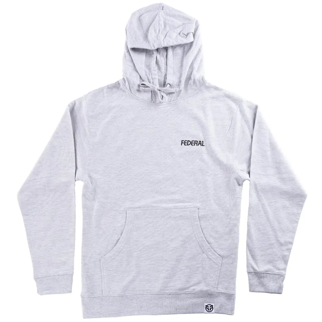 Federal Glitched Hoodie - Grey 1