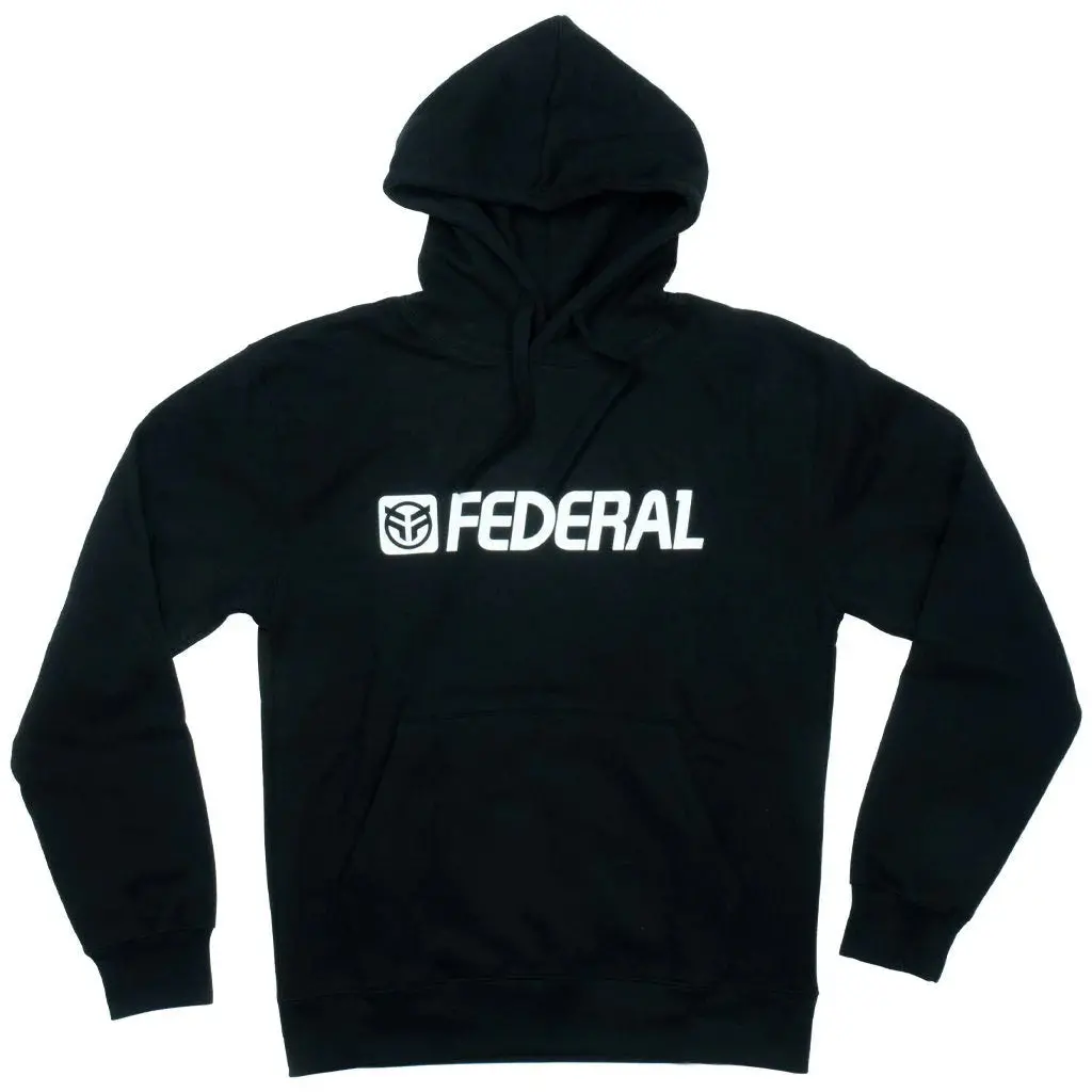 Federal Og Logo Hooded Sweatshirt - Black 1