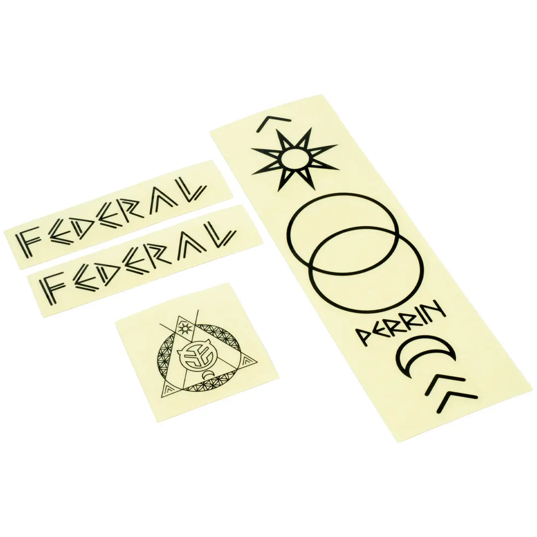 Federal Perrin Ics2 Frame Sticker Set - Black 1