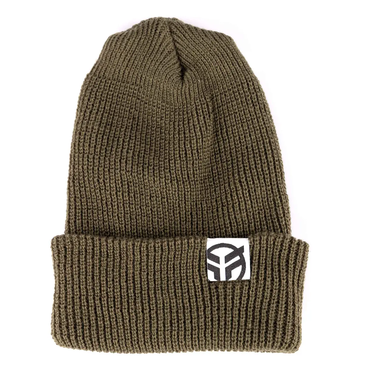 Federal Boxed Logo Beanie - Olive Green 1
