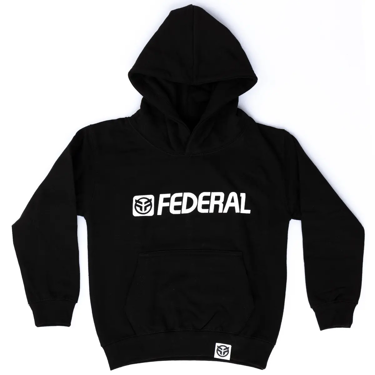 » Federal Og Logo Kids Hoodie - Black (100% Off) 1