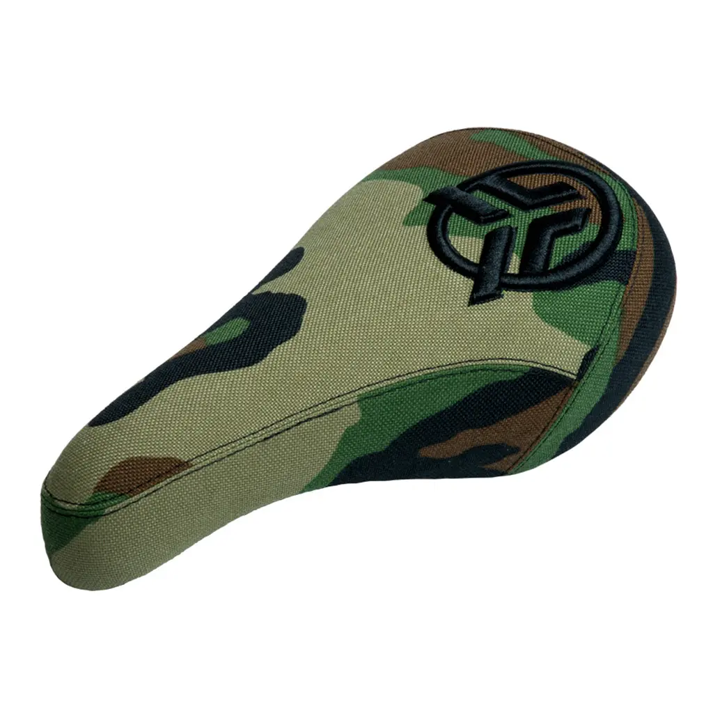 Federal Mid Stealth Logo Seat - Camo With Raised Black Embroidery 1