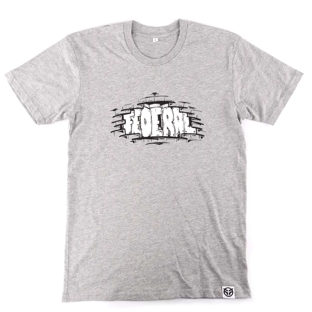 Federal Bricks T-Shirt - Heather Grey 1