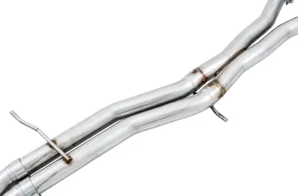 Awe Switchpath™ Exhaust (Non-Resonated) For Audi B9 S5 Coupe - Chrome Silver Tips 2