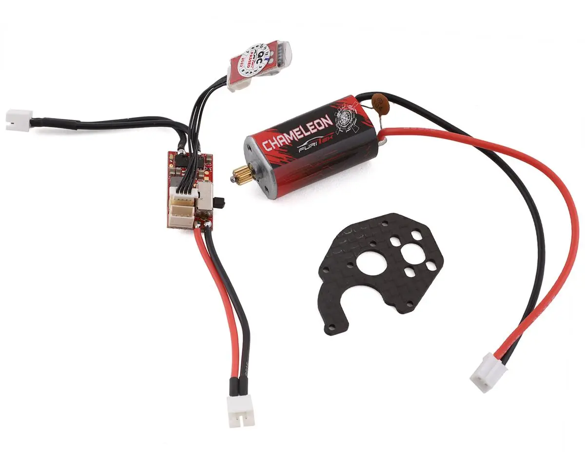 Furitek Scx24 Igmelon Brushed Motor/Esc Combo W/Motor Plate 1