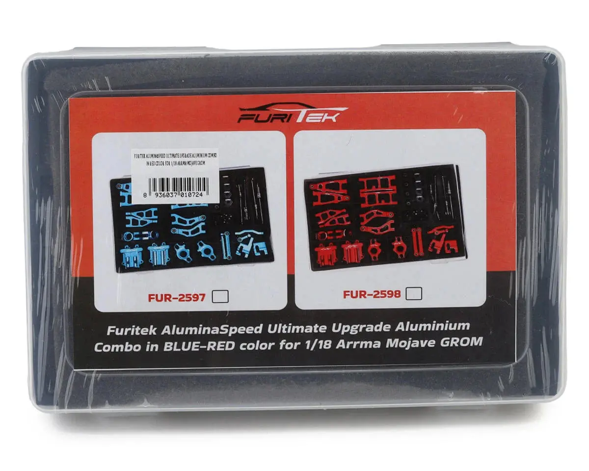Furitek Fru-2598 Arrma Mojave Grom Ultimate Aluminum Upgrade Combo Red 2