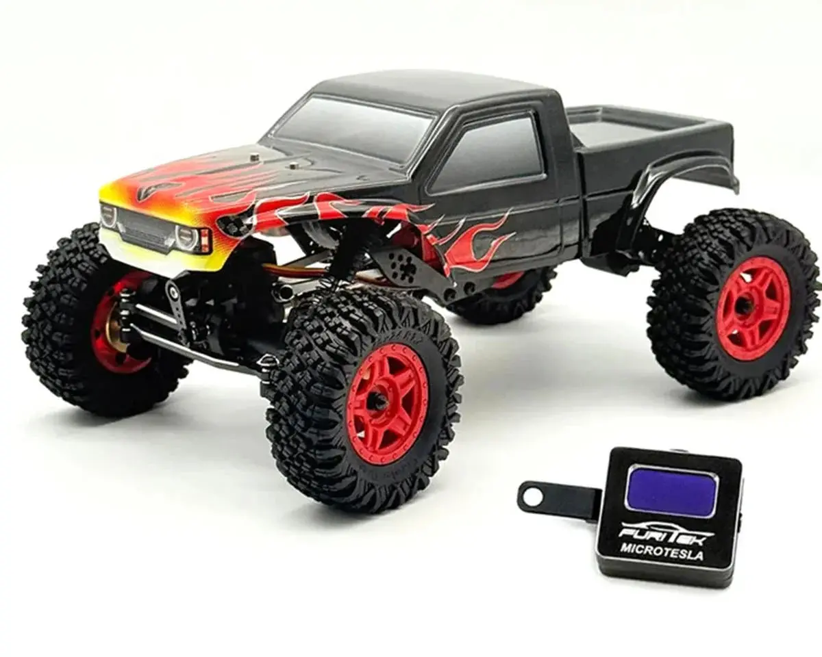 Furitek Terra Comp 1/18 Rtr Brushless Micro Rock Crawler (Black Flame) W/Komodo Unity, Micro Tesla Digiboard & 2.4Ghz Radio 1