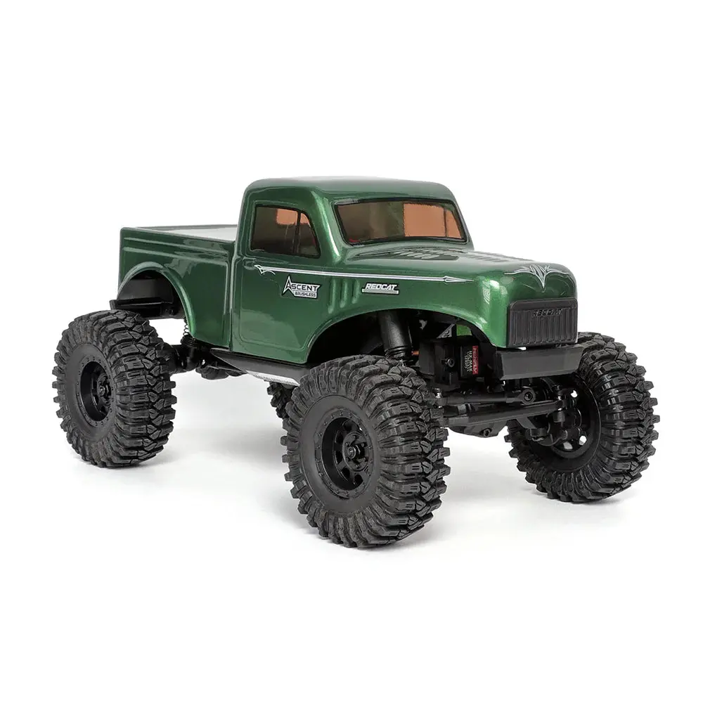Redcat Ascent-18 Brushless - 1/18 Scale Brushless Electric Rock Crawler Green 1