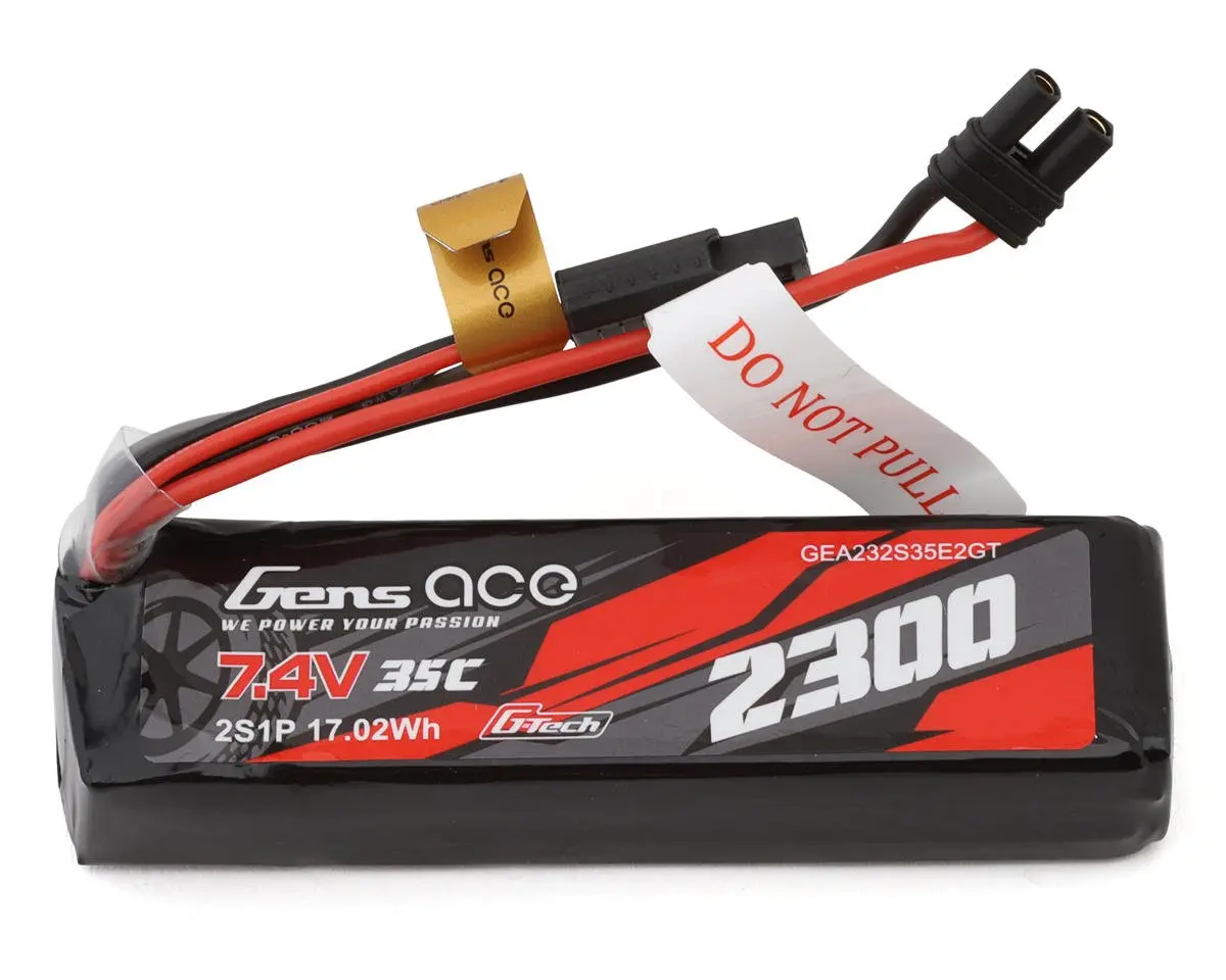 Gens Ace 2S 35C G-Tech Lipo Battery Pack (7.4V/2300Mah) W/Iec2 Connector 1