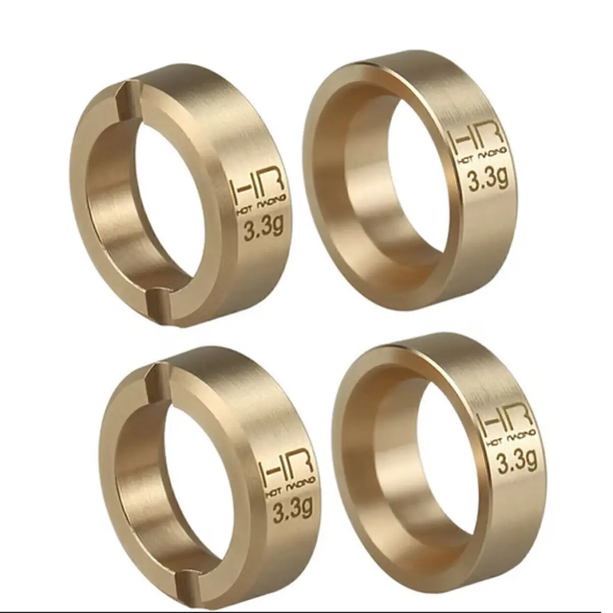 3.3G Brass Wheel Weights - Scx30 1