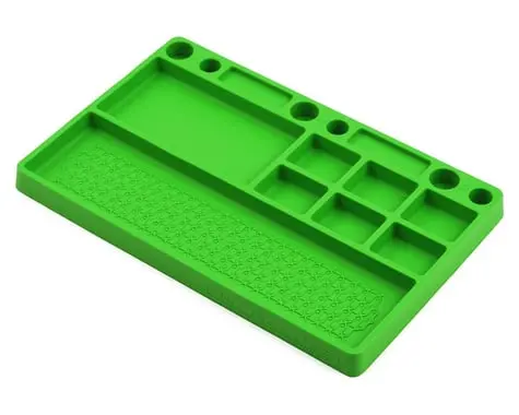 Parts Tray Rubber Material, Green 1