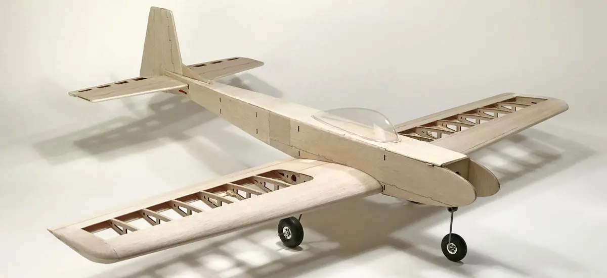 Old School Model Works  Kaos 60 Balsa Rc Kit 1