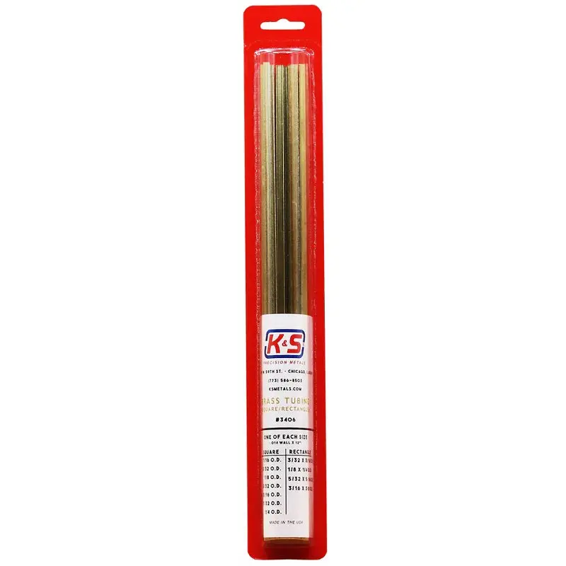 Brass Square & Rect. Tube Assortment 1