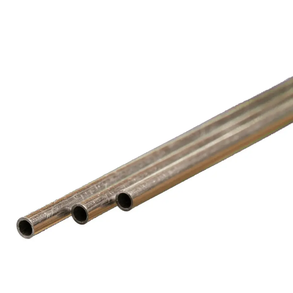 Round Aluminum Tube: 3/32" Od X 0.014" Wall X 12" Long 1