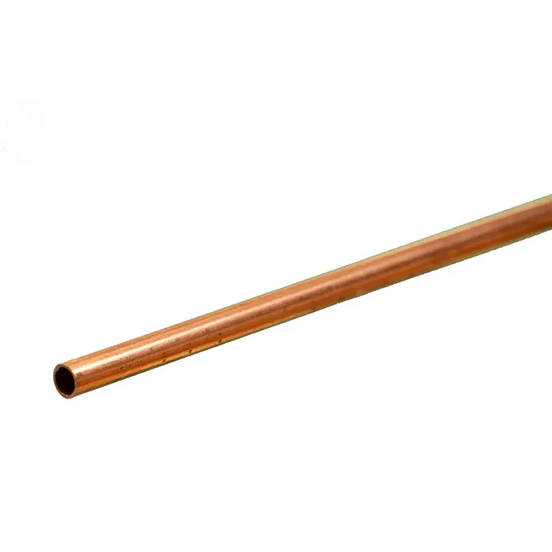 Square Brass Tube: 3/32" Od X 0.014" Wall X 12" Long 1
